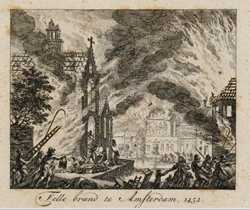Grote brand in 1452 BEELD STADSARCHIEF AMSTERDAM
